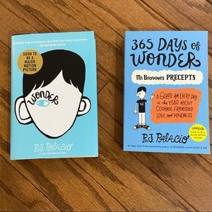 Wonder by R. J. Palacio - set of 2 books